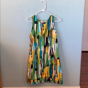 colorful but professional dress